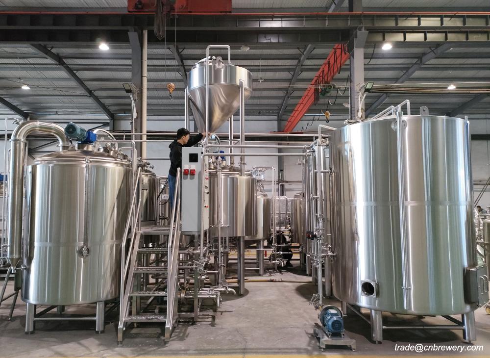 <b>Gas heated 1000L Beer Brewery Equipment customzied for a brewery in Chile</b>